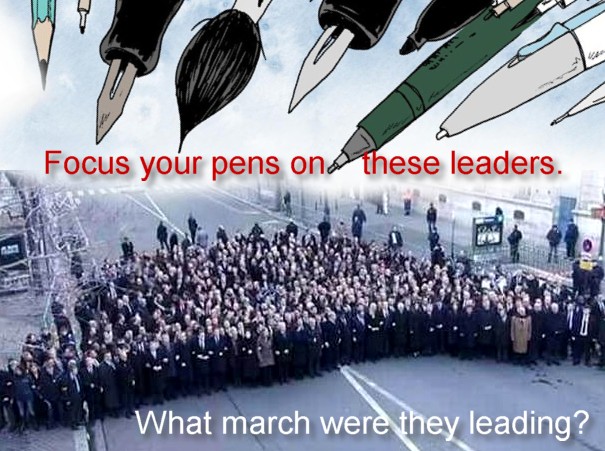 leaders march