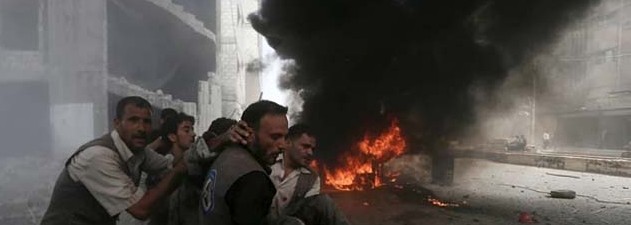 syrian-gov air-strikes-on-market