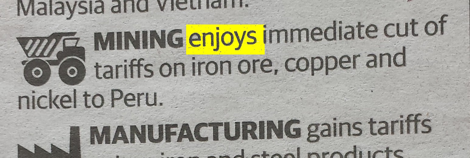 enjoys