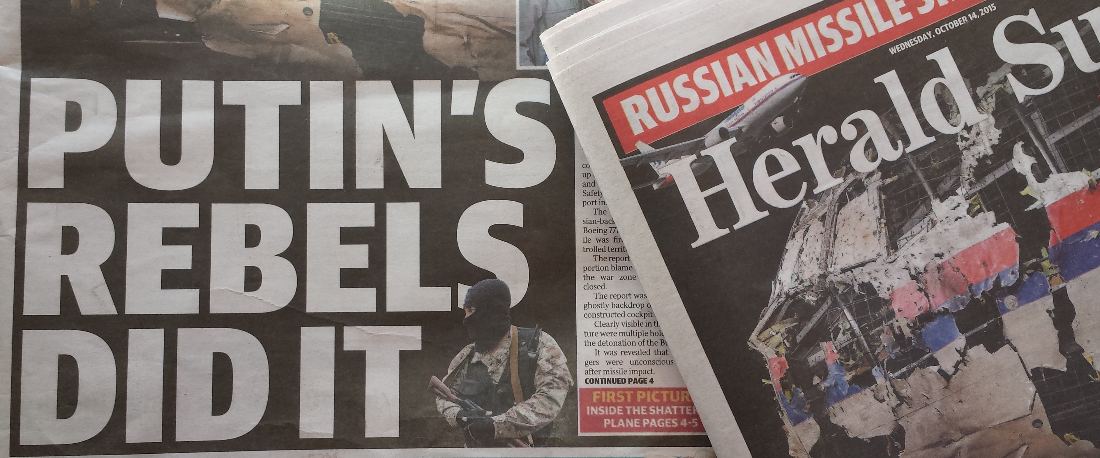 mh17 headline