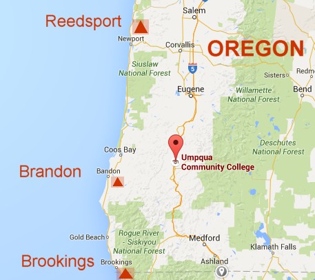 oregon map