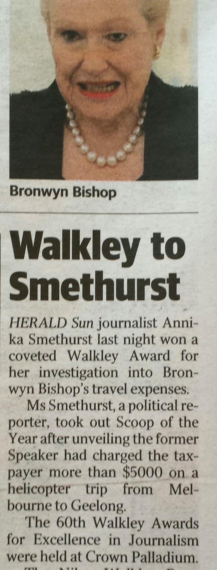 walkley awards bishop