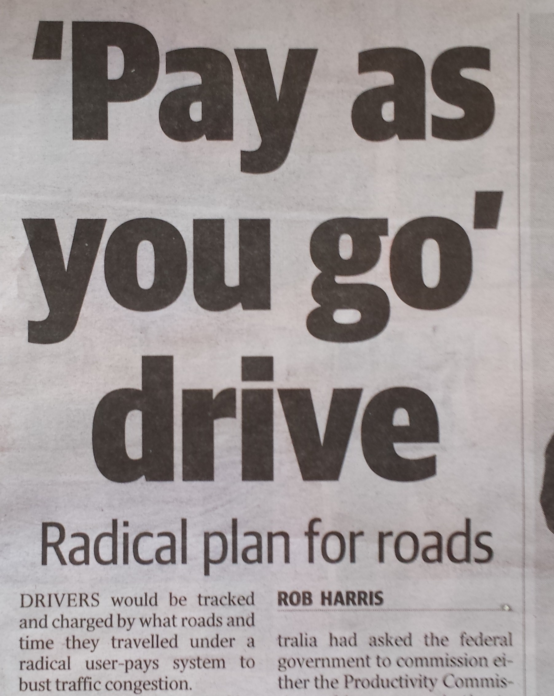 pay as you go rego