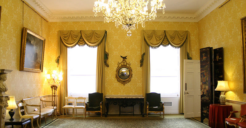 Music room at Admiralty House