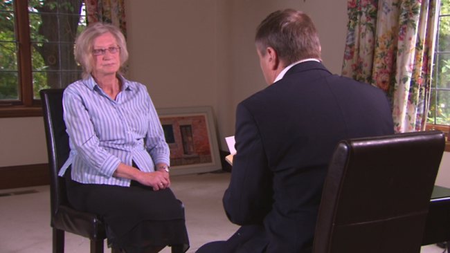 carleen being interviewed