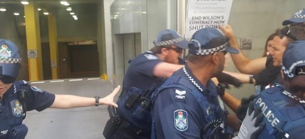 wilsons protest