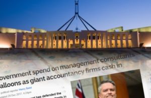 $A500 Million for Consultants, and Government Destructions of the Domestic Economy