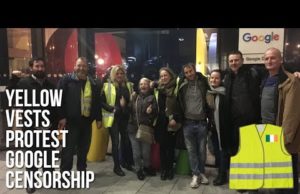 Gemma O’Doherty Protests Google’s Censorship in Dublin