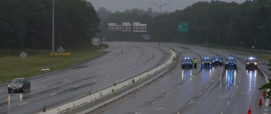 Traffic detoured in Woburn MA, after the arrests. 