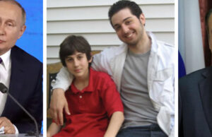 Alex Jones’s Ostensible Come-uppance, and the Maureen Crowley Quote (L) President Putin, Photo: Sergei Karpukhin/Tass (C) Jahar Tsarnaev with older brother Tamerlan (R) Ambassador Anatoly Antonov