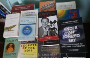 Fourteen Books on a Table books on a table