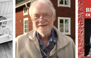 Erik Enby (1937-2022) Honorable, Humble, Heroic — Hedervärd, Ödmjuk Heroisk (L) Enby's wife Gunnel in wheelchair, with baby (C) Erik in a 2017 YouTube video (R) one of several books by Dr Enby