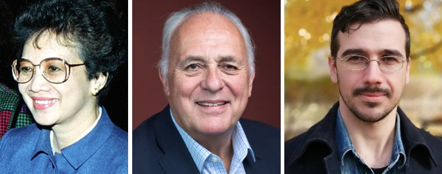 (L) President Corazon Aquino (C) Baron Mark Malloch Brown, Photo: opensocietyfoundations.org (R) Matthew Ehret