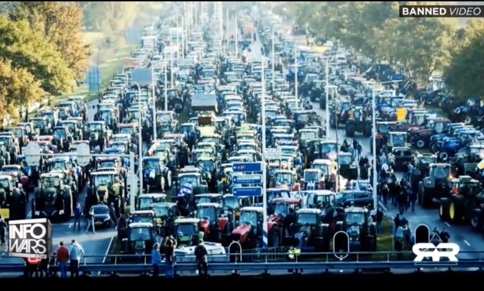 Dutch Farmers protesting in 2019