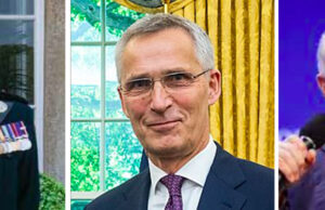 West Deliberately Provoking Nuclear World War III as Part of Elites’ Great Reset (L) Gen Sir Patrick Sanders, Photo: en.wikipedia.org (C) Jens Stoltenberg, Sec'y General of NATO (R) Gen Wesley Clark, Photo: CNN.com