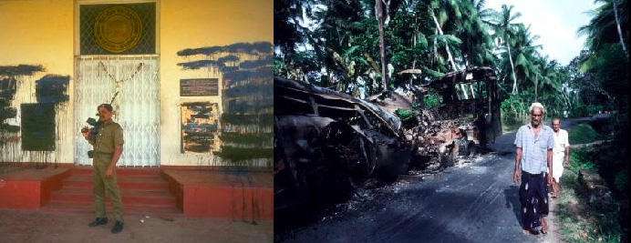 The 1987-1989 Marxist Uprising in Sri Lanka, which was defeated