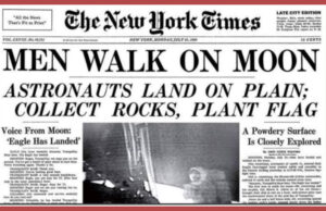 Was the 1969 Moon Landing a Hoax? newpaper image