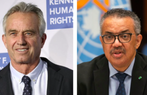 Morality Can Go Two Ways, Part 3: The Pandemic Genocide (L) RFK, JR, Photo: APNews.com (R)Tedros Ghebreyesus, WHO Director