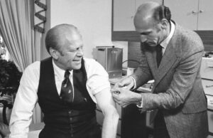 The First Vax Genocide Was the Balmis “Philanthropic” Expedition in 1804 President Gerald Ford gets a swine flu vaccination in 1976