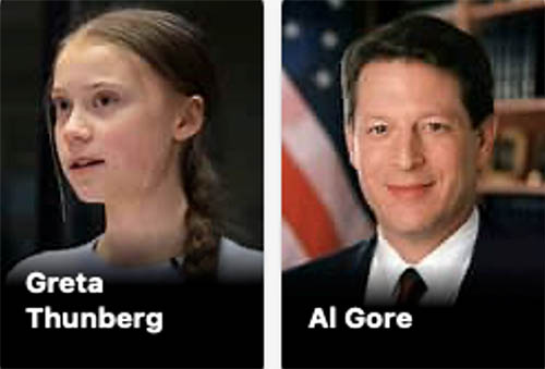 Greta Thunberg, Al Gore