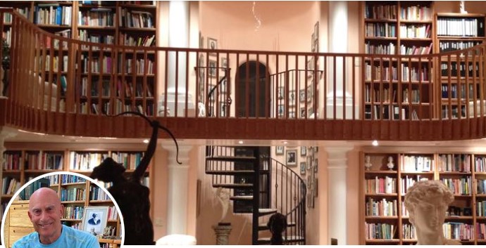 A portion of Steven A Ross's Library at World Research Foundation in Sedona Arizona