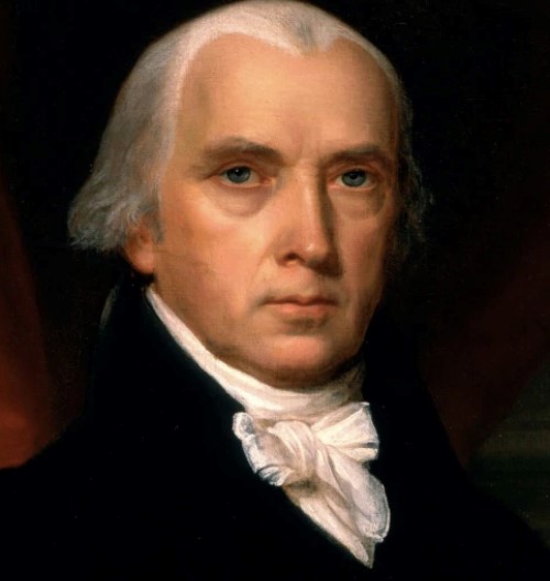 James Madison, 4th president, co-author of The Federalist Papers