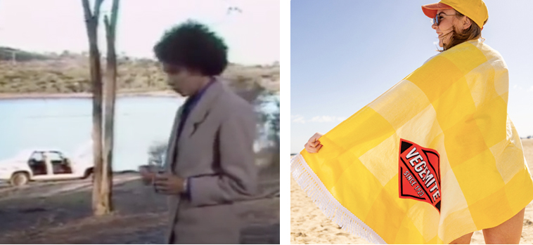 (L) from YouTube Video Babakiuarea (R) 100th anniversary of "Mitey" in 2023, at vegemite.com.au