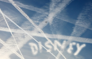 Disney Painting Stripes in the Sky