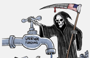 Why Is the Once-Moral West Supporting Genocide? A New Sodom and Gomorrah? cartoon image of tap being turned off