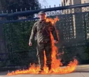 Photo: Self-immolation on February 25, 2024