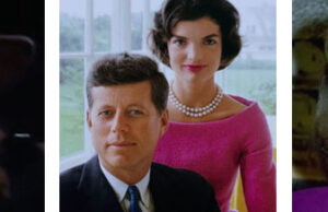President Kennedy’s “Secret Son” Tells Tales (Left) Author of Stolen Identity (Centre) The real Jacqueline (1929-1975), with JFK) (Right) The replacement Jackie who died in 1994