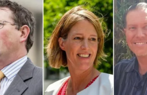 There Are No “Running Mates” for VP in the US Constitution (Left) Rep Tom Massie, (Center) Prof Zephyr Teachout, (Right) Ty Bollinger