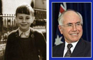 I Offer $100 Each to the First Five Refuters of the Conspiracy Theory of Port Arthur 2 Photos: John Howard as a boy in the 1940s, and as Australian Prime Minister